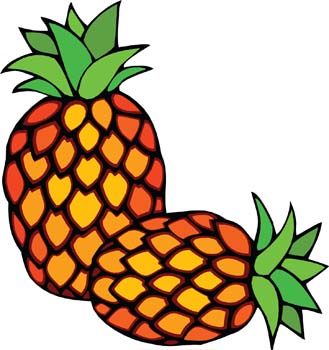 Pineapple vector free clipart images 2