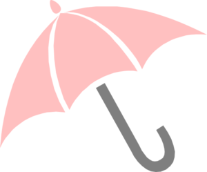 Pink umbrella clip art at vector clip art clipartbold