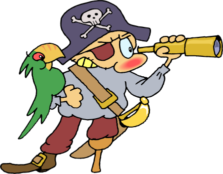 Pirate clip art animated free clipart images
