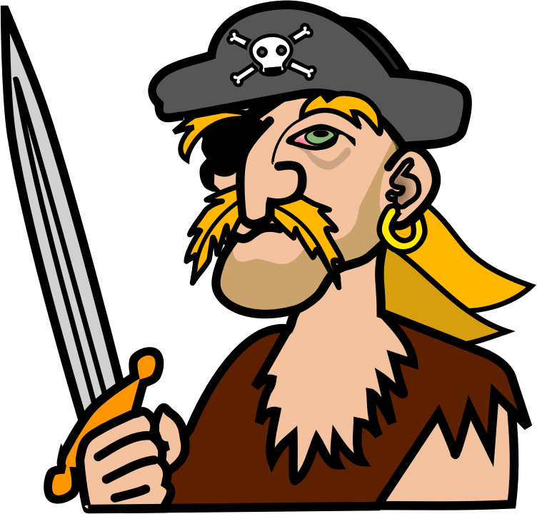Pirate clip art vector free clipart images clipartbold