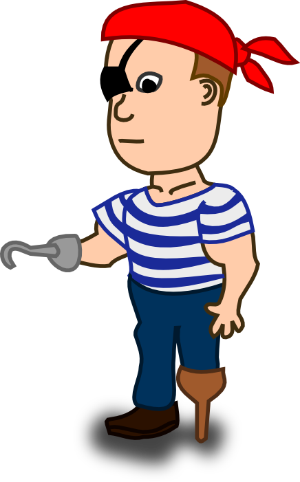 Pirate clipart and animations 2