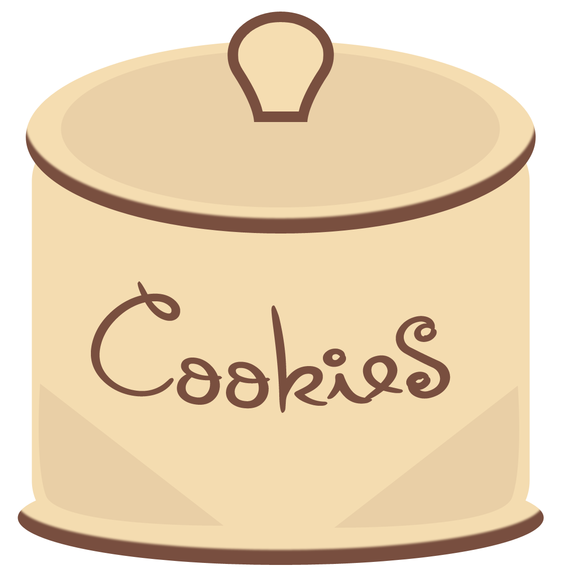 Plate of cookies clipart