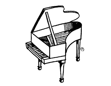 Playing piano clipart free clipart images