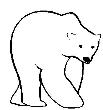 Polar bear clip art for children free clipart images 2
