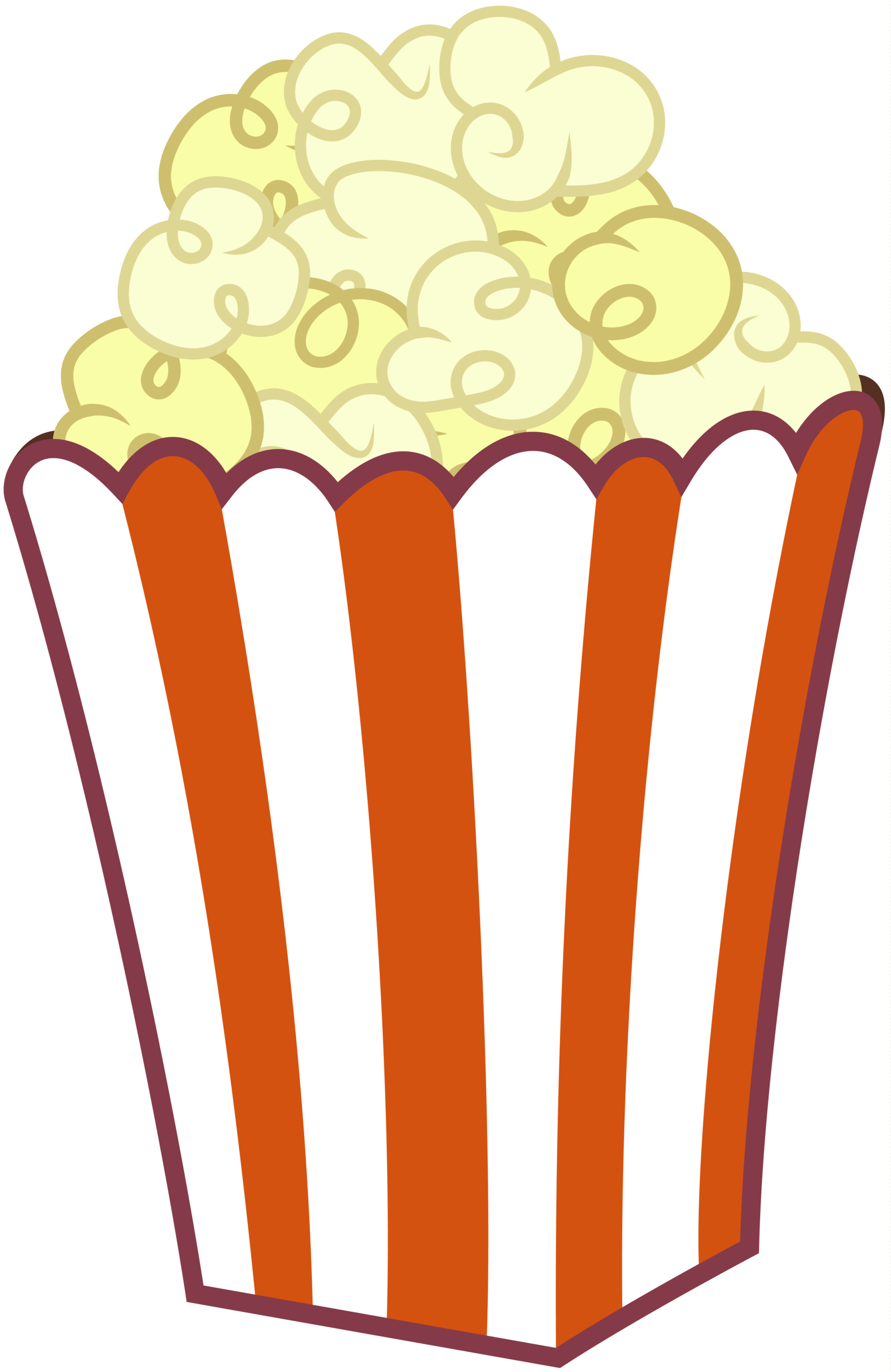 popping popcorn clipart