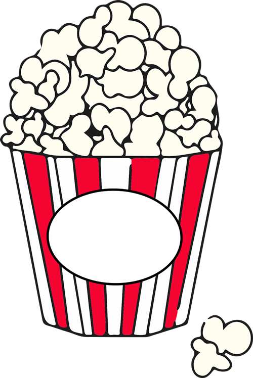 Popcorn free to use clipart 2