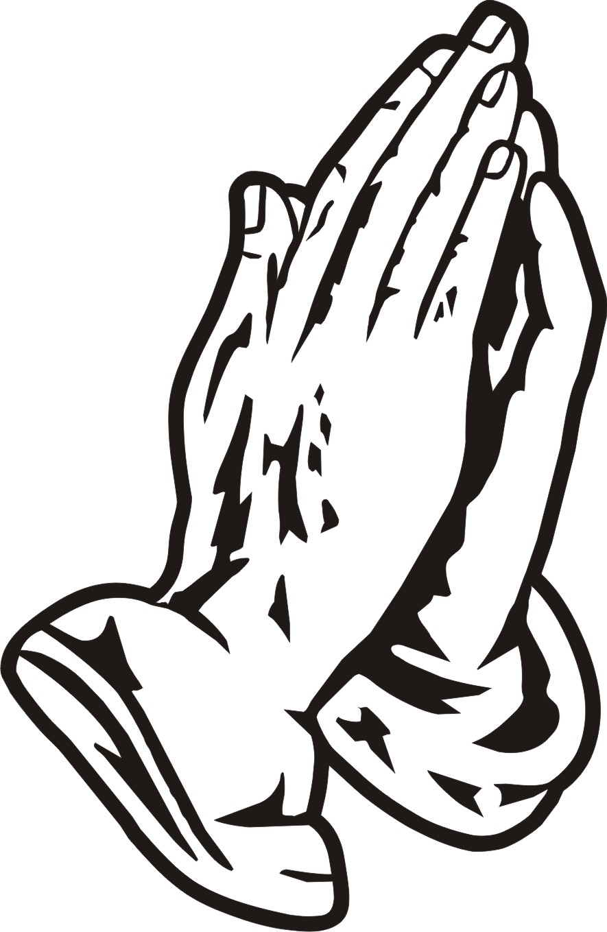 hands in prayer clipart for a sick