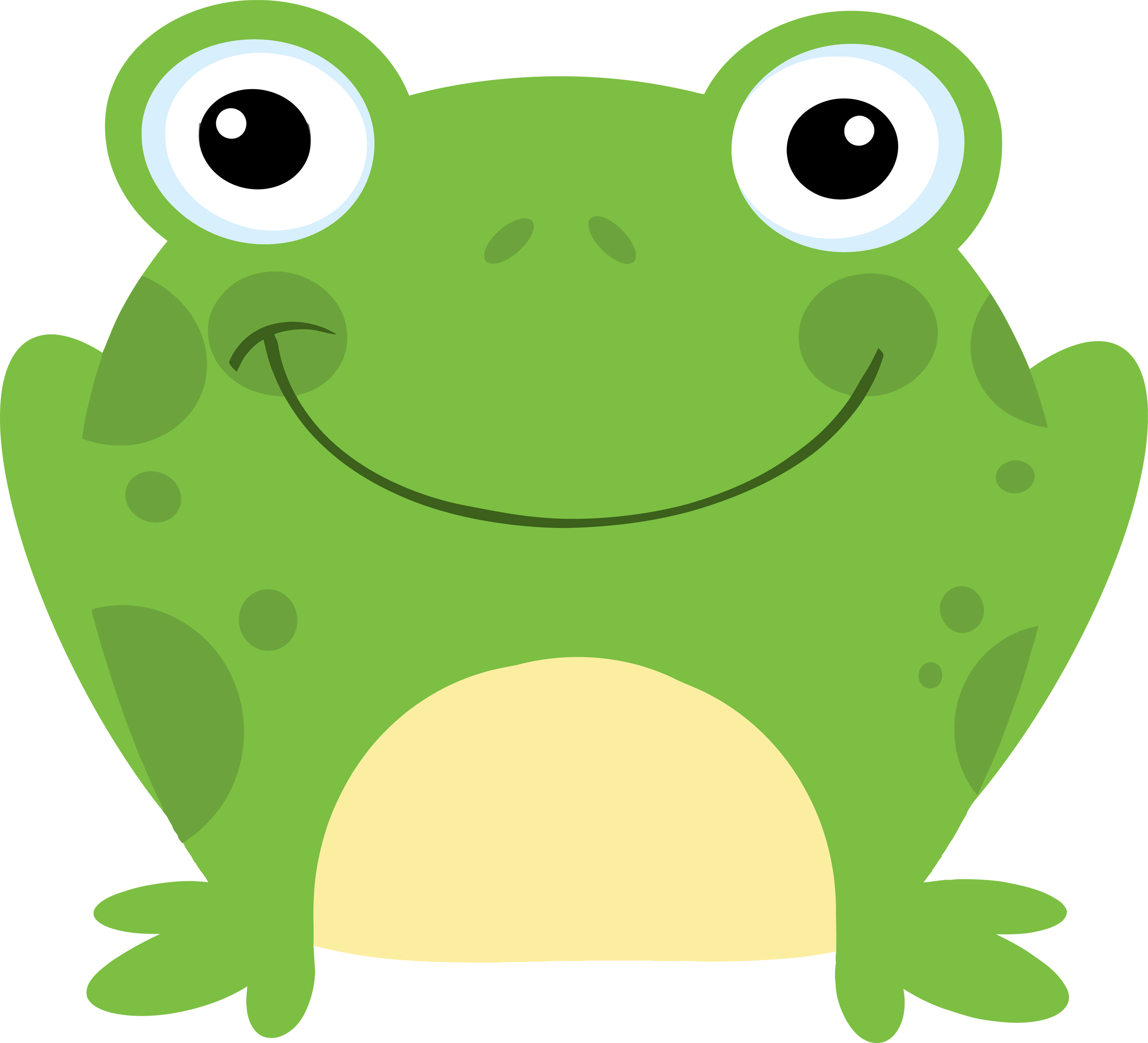 Frogs On Cartoon Cute Frogs And Cartoon Characters Clipart Clipartix