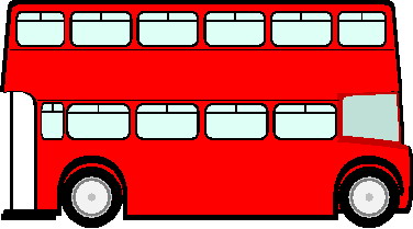 Red bus clipart free clipart images 3