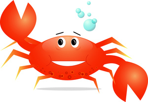 Red crab clipart free clipart images clipartwiz