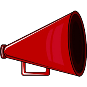 Red megaphone clipart free clipart images