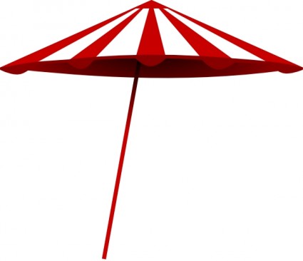 Red umbrella clip art free vector in open office drawing svg