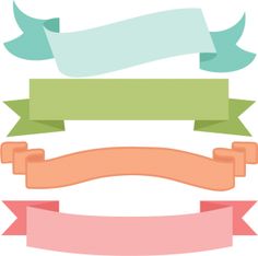 Ribbon clip art banner clip art border clip art digital clip 2