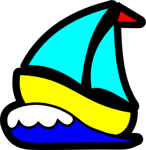 Sailboat clip art at vector clip art