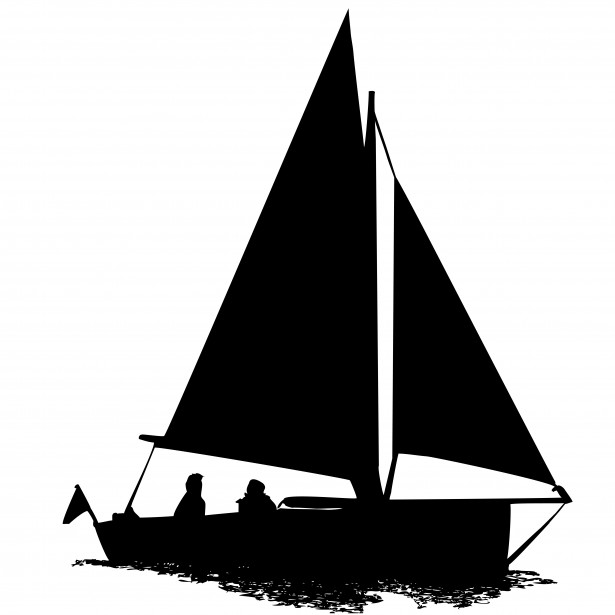 Sailboat sailing boat silhouette clipart free stock photo public domain