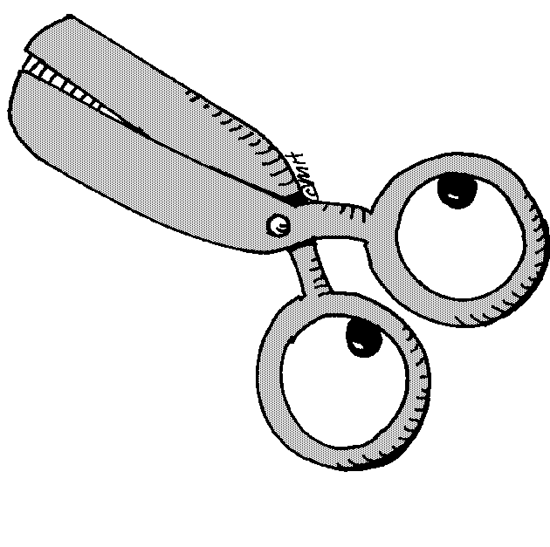 School clipart scissors