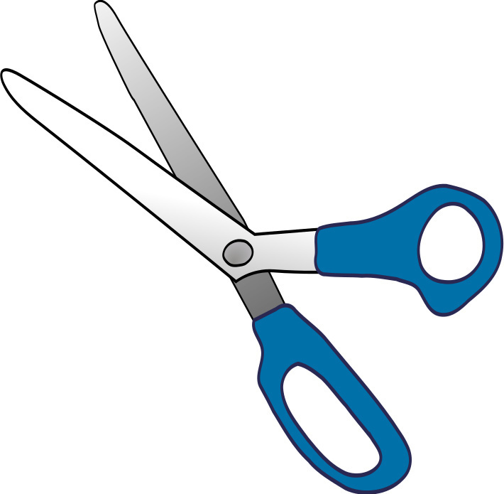 Scissors clip art 8