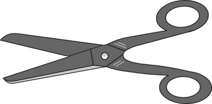 Scissors grey scissor clip art free vector in open office drawing svg