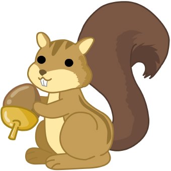 September clip art squirrel with nuts dayasrioke top