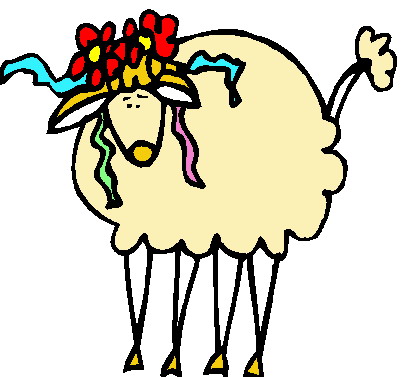 Sheep clip art 5