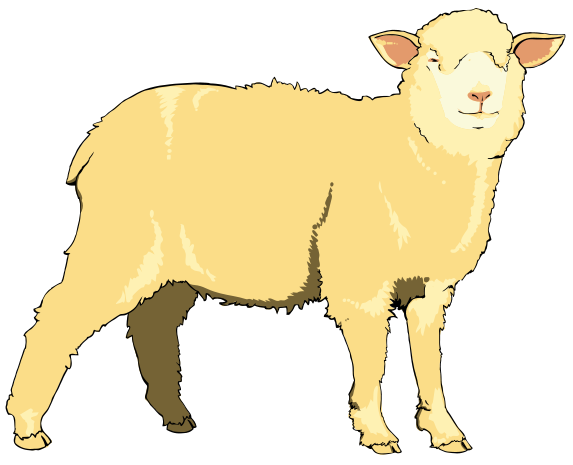 Sheep clipart and illustration 7 sheep clip art vector 3