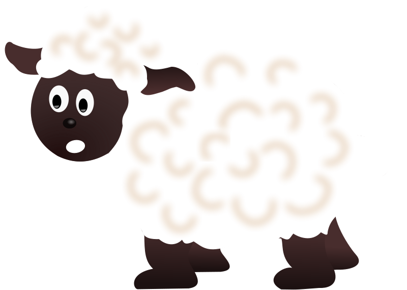 Sheep lamb clipart 2