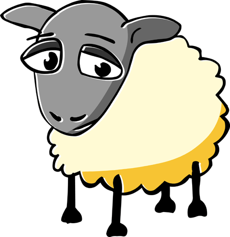 Sheep lamb clipart black and white free clipart images 6