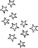 Shooting star cluster clip art page 4 pics about space – Clipartix