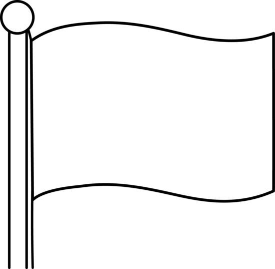 Simple blank flag design free clip art
