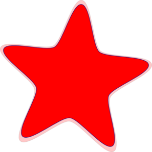 Small red clip art stars clipart
