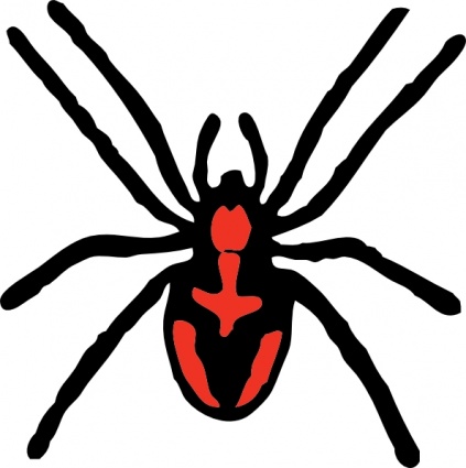Spider clip art vector graphic