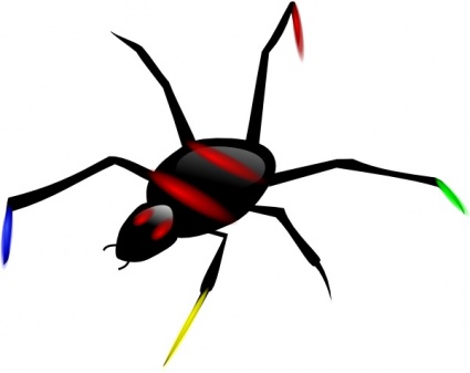 Spider clip art vector spider graphics clipart me