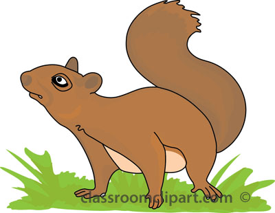 Squirrel clip art vector free clipart images clipartcow