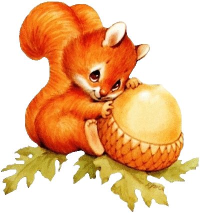 Squirrel clip art with nuts free clipart images image 2 clipartcow 2
