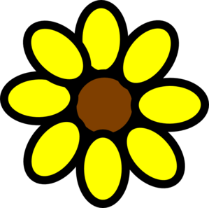 Sunflower clip art at clker com vector clip art