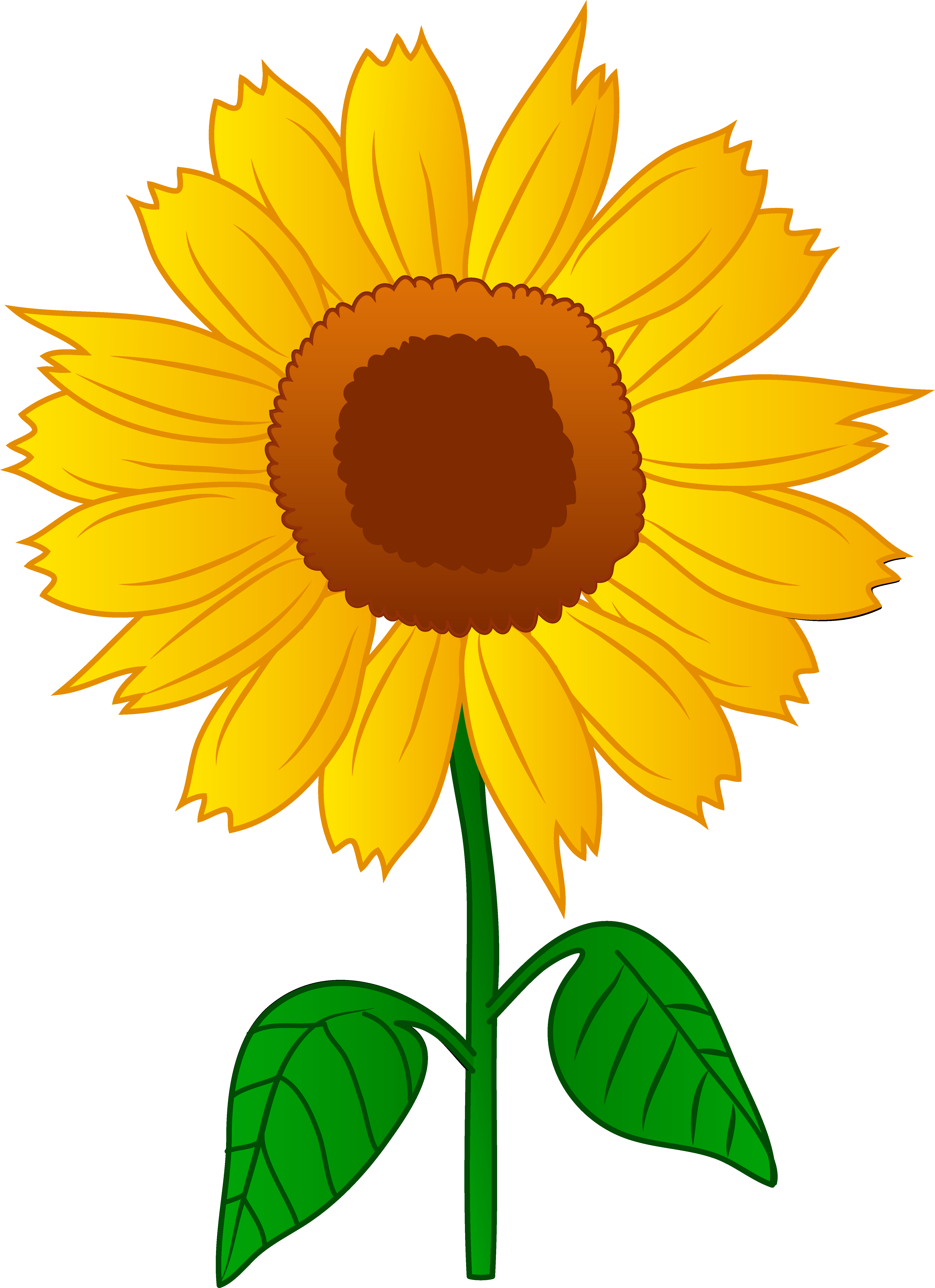 Sunflower clip art free printable free clipart – Clipartix