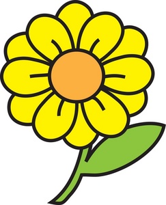 Sunflower clip art free vector clipartcow