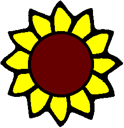 Sunflower clipart 3