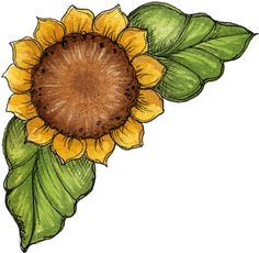 Sunflowers clipart 2