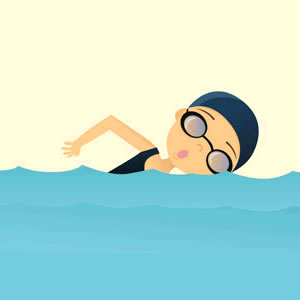 Swimming clipart 4