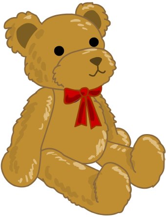 Teddy bear black bear clip art free clipartwiz