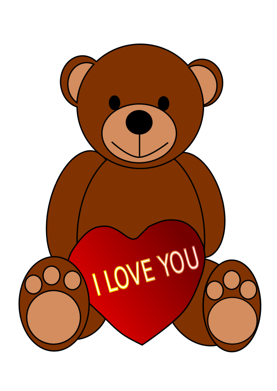 Teddy bear free to use clipart