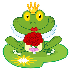 Princess Frog Clipart