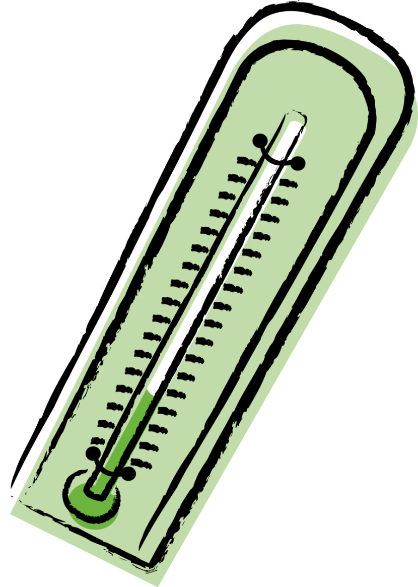 Thermometer clip art 6