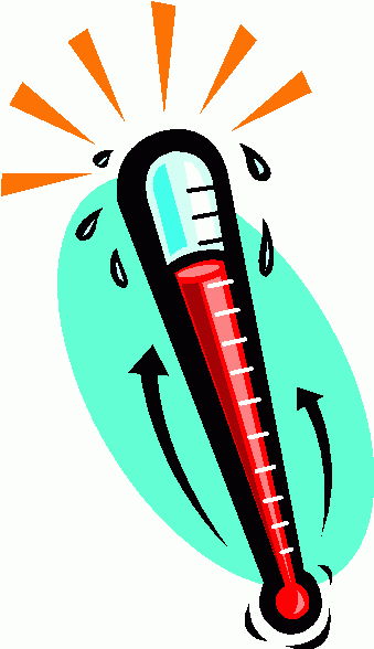Thermometer temperatures clip art