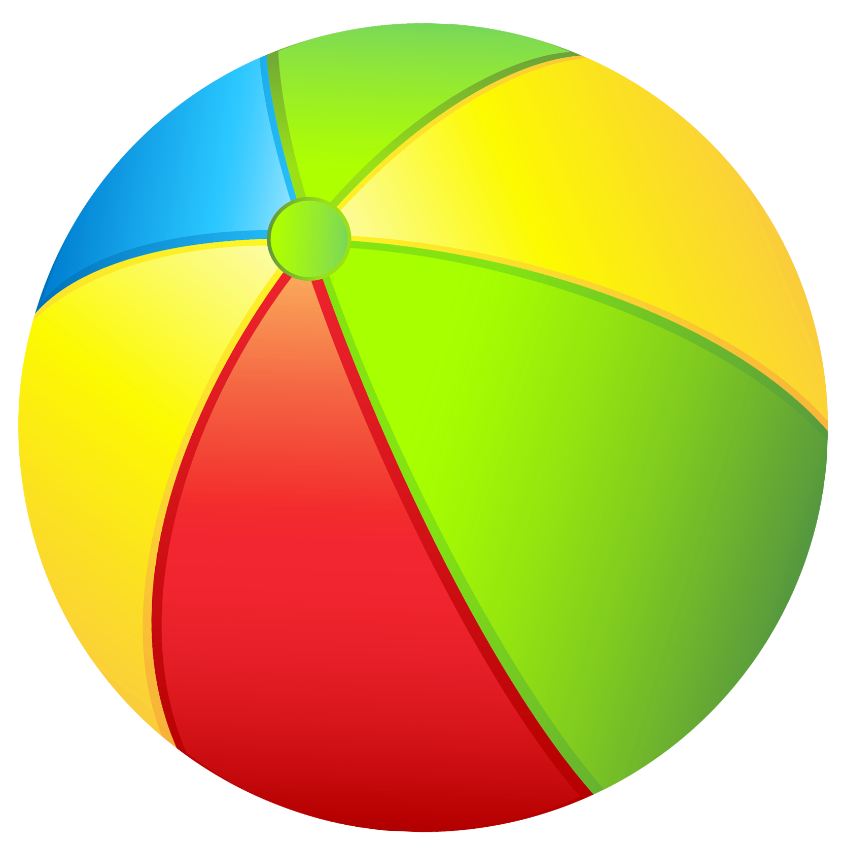 Transparent Beach Ball Clipart Clipartix