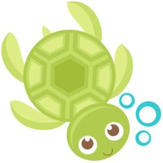 Turtle clipart black and white 2