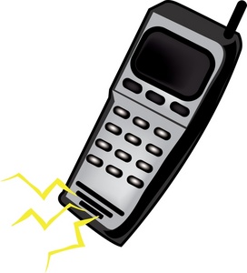 Vector phone clipart image