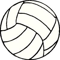 Volleyball ball clipart baby shower volleyball