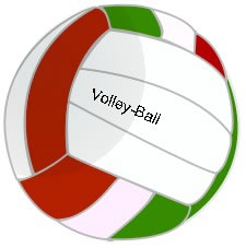 Volleyball clip art program support materials teachers